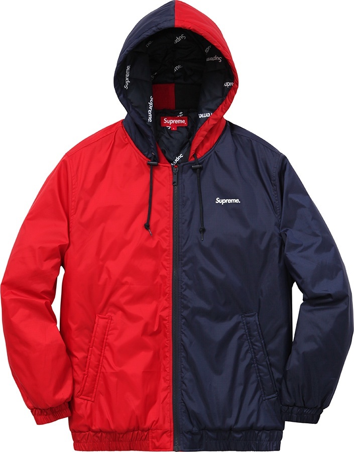 2-Tone Hooded Sideline Jacket view 3